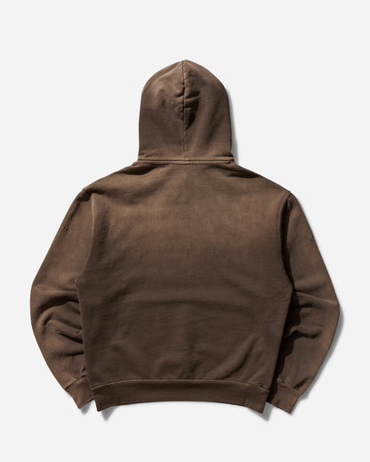 1017 ALYX 9SM Washed Effect Boxy Hoodie Washed Brown Sweatshirts Hoodies AAMSW0252FA01 WBR