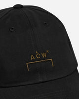 A-Cold-Wall* Core Cap Black Onyx Hats Caps ACWUA210 BLK