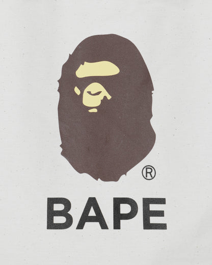 A Bathing Ape 1St Camo Ape Head Tote Bag M Ivory Bags and Backpacks Tote Bags 1K80189009 IVORY