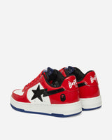 A Bathing Ape Bape Sta #1 M2 Red Sneakers Low 1K80191301 RED