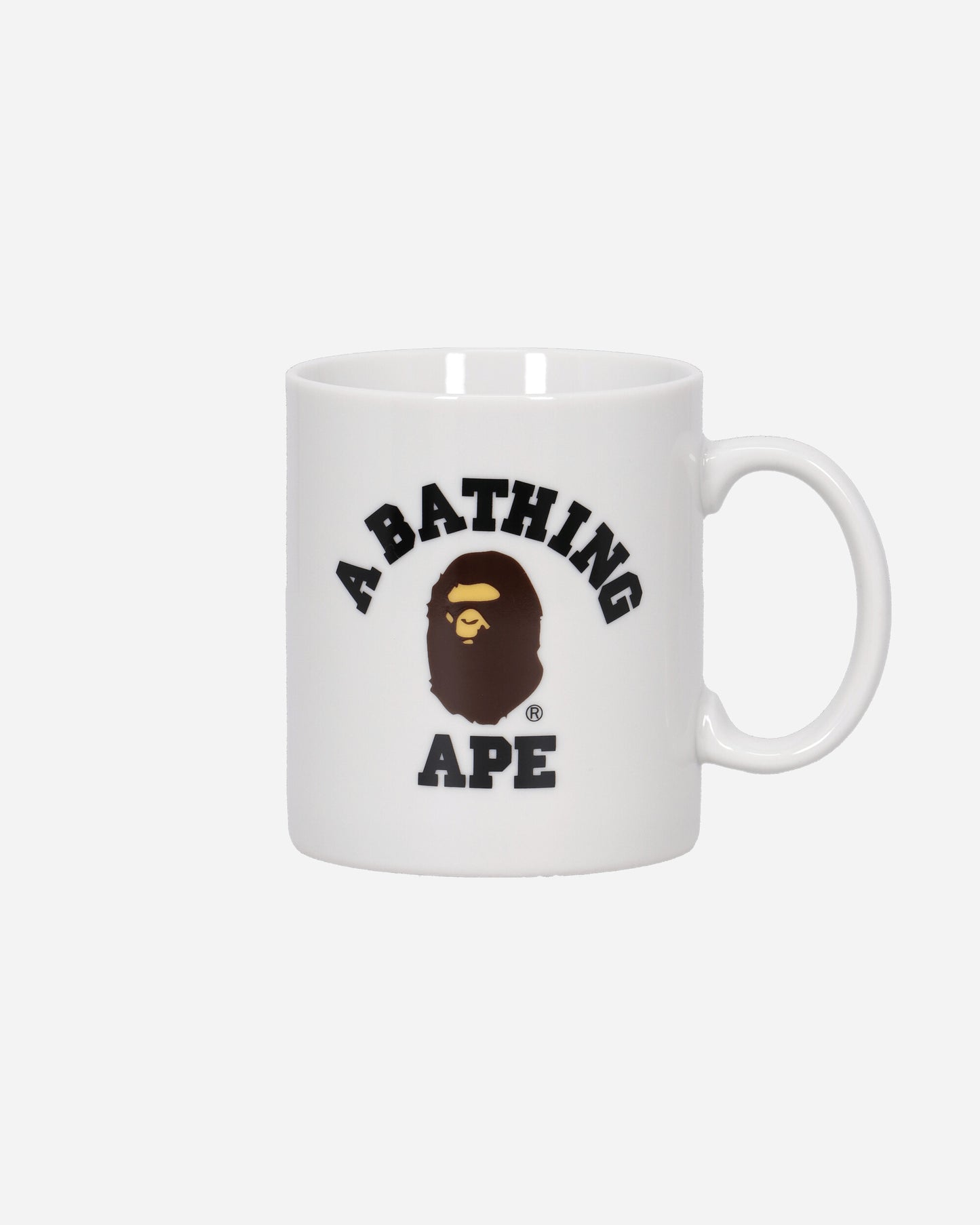 A Bathing Ape College Pottery Mug M White Tableware Mugs and Glasses 1K80193016 WHITE