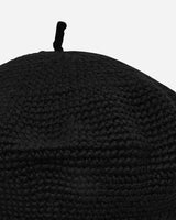 Bode Crochet Beret Black Hats Beanies MRS24KA011 1