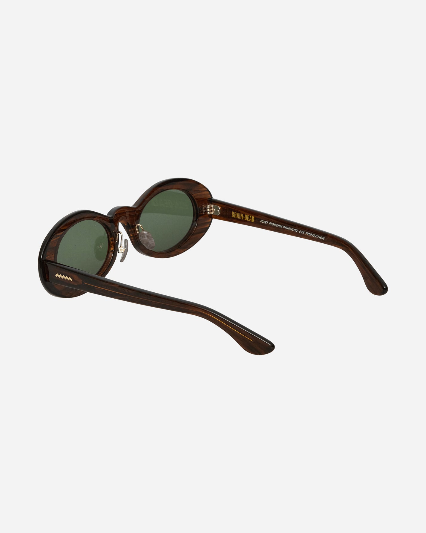 Brain Dead Oyster Eye Protection Tortoise Smoke/Dark Green Eyewear Sunglasses A08003674BR BR03