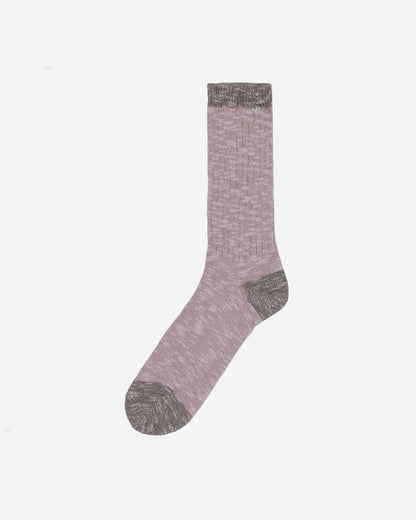 Brain Dead Marled Logohead Socks Pink Underwear Socks A09004014 PNK