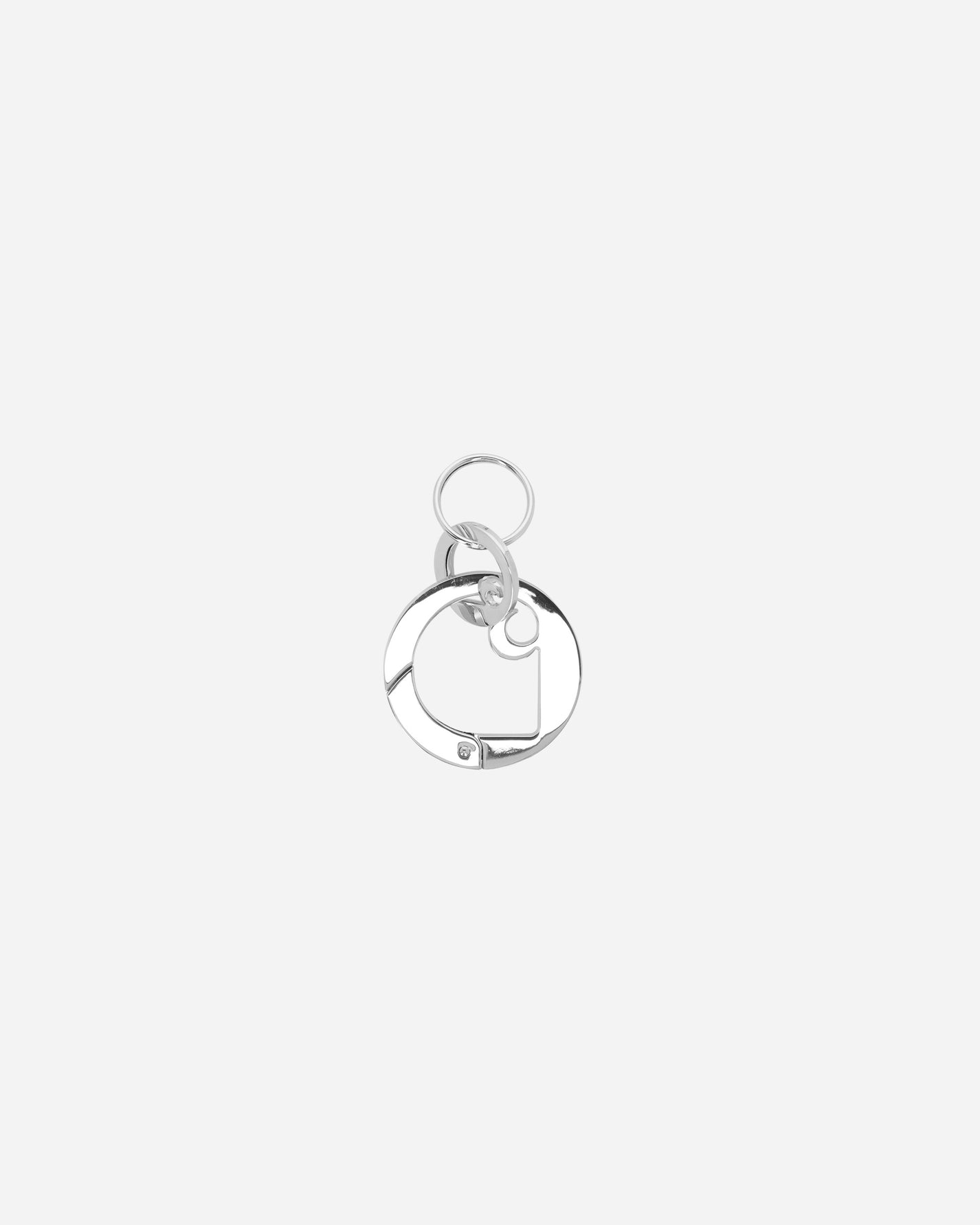 Carhartt WIP Charms Carabiner Keychain Silver Small Accessories Keychains I034579 95XX