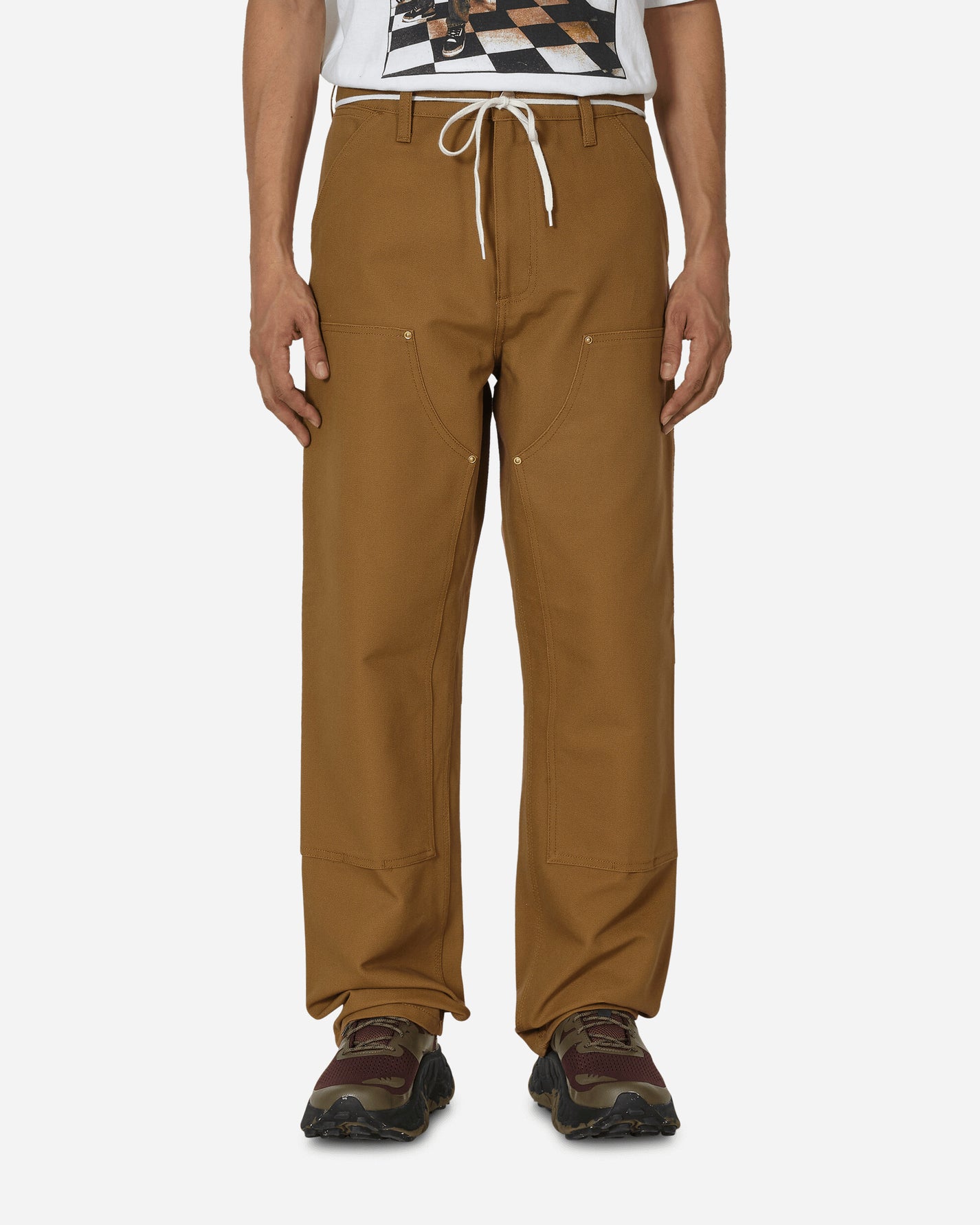 Carhartt WIP Double Knee Pant Hamilton Brown Pants Casual I031501 HZ01