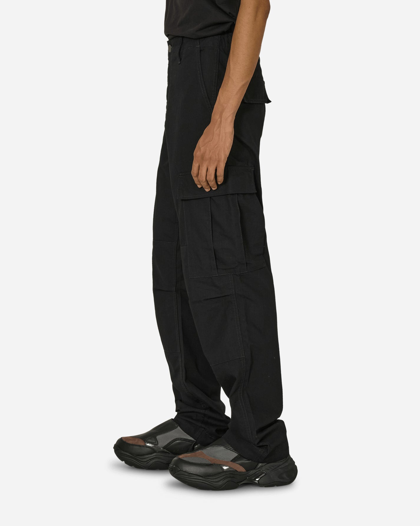 Carhartt WIP Regular Cargo Pant Black Rinsed Pants Casual I032467W 8902