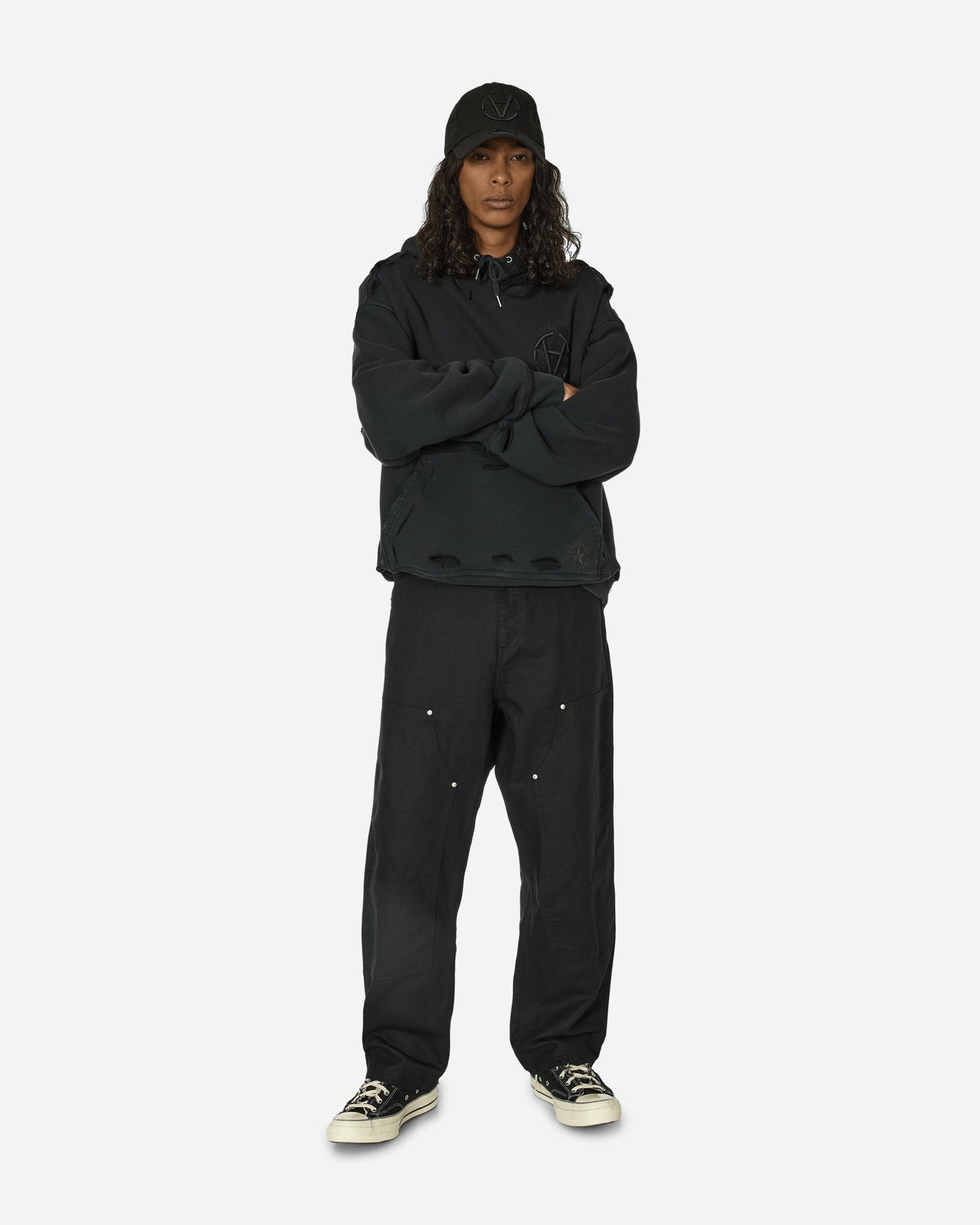 Carhartt WIP Walter Double Knee Pant Black Rinsed Pants Casual I033580 8902