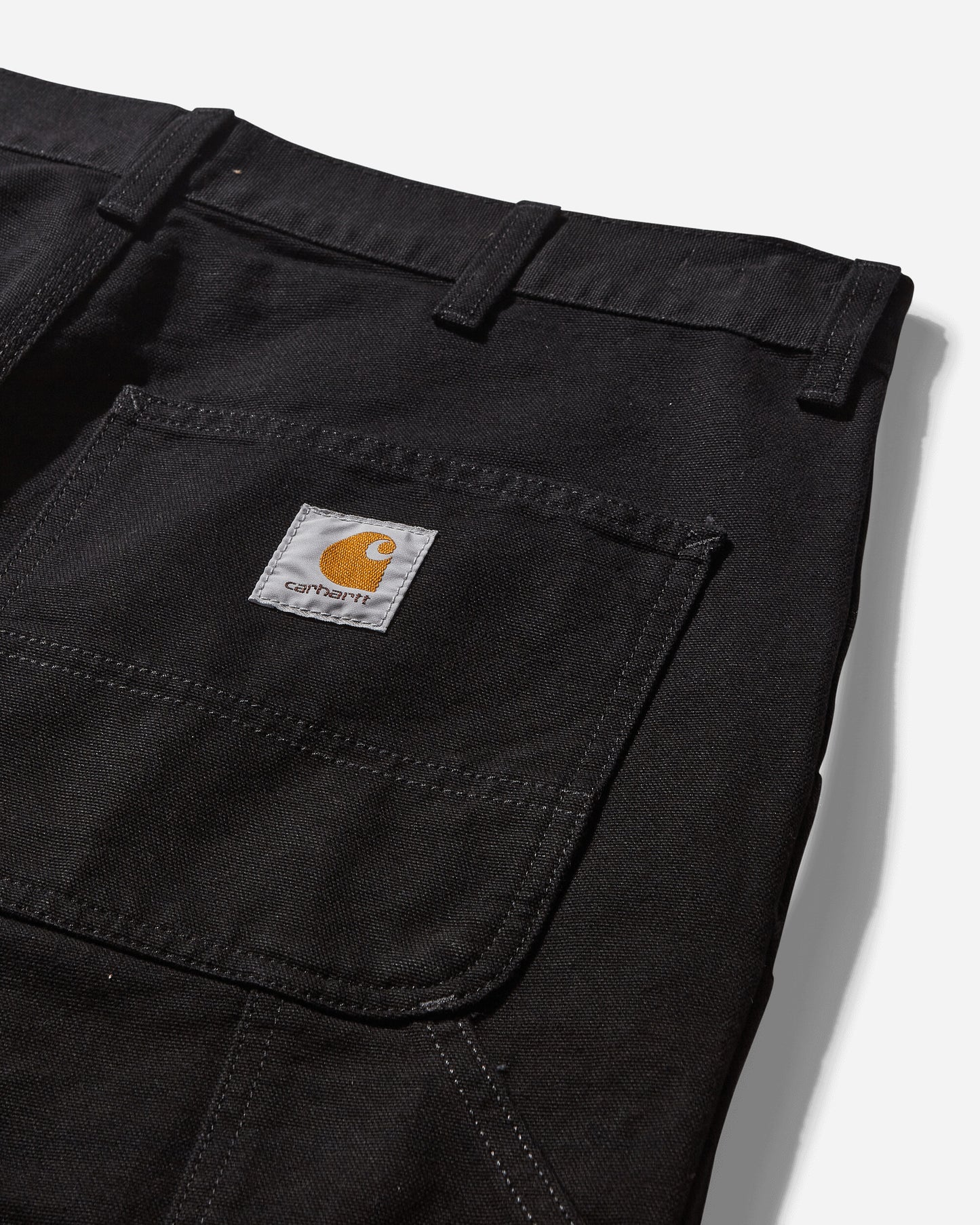 Carhartt WIP Double Knee Pant Black Rinsed Pants Denim I031501W 8902