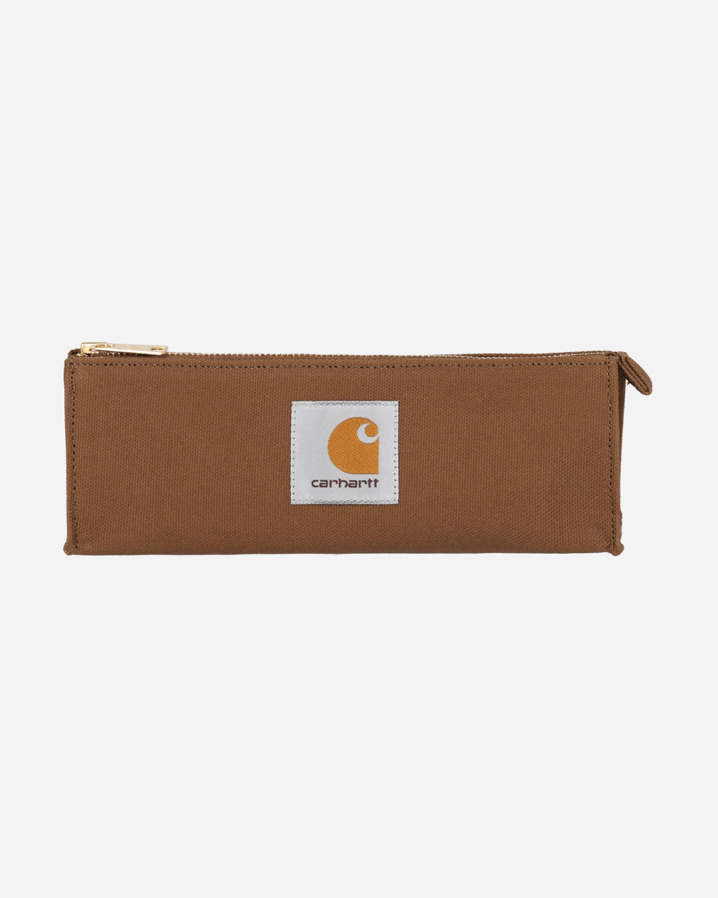 Carhartt WIP Canvas Pencil Case Hamilton Brown Home Decor Stationary and Desk Accessories I034140 HZXX