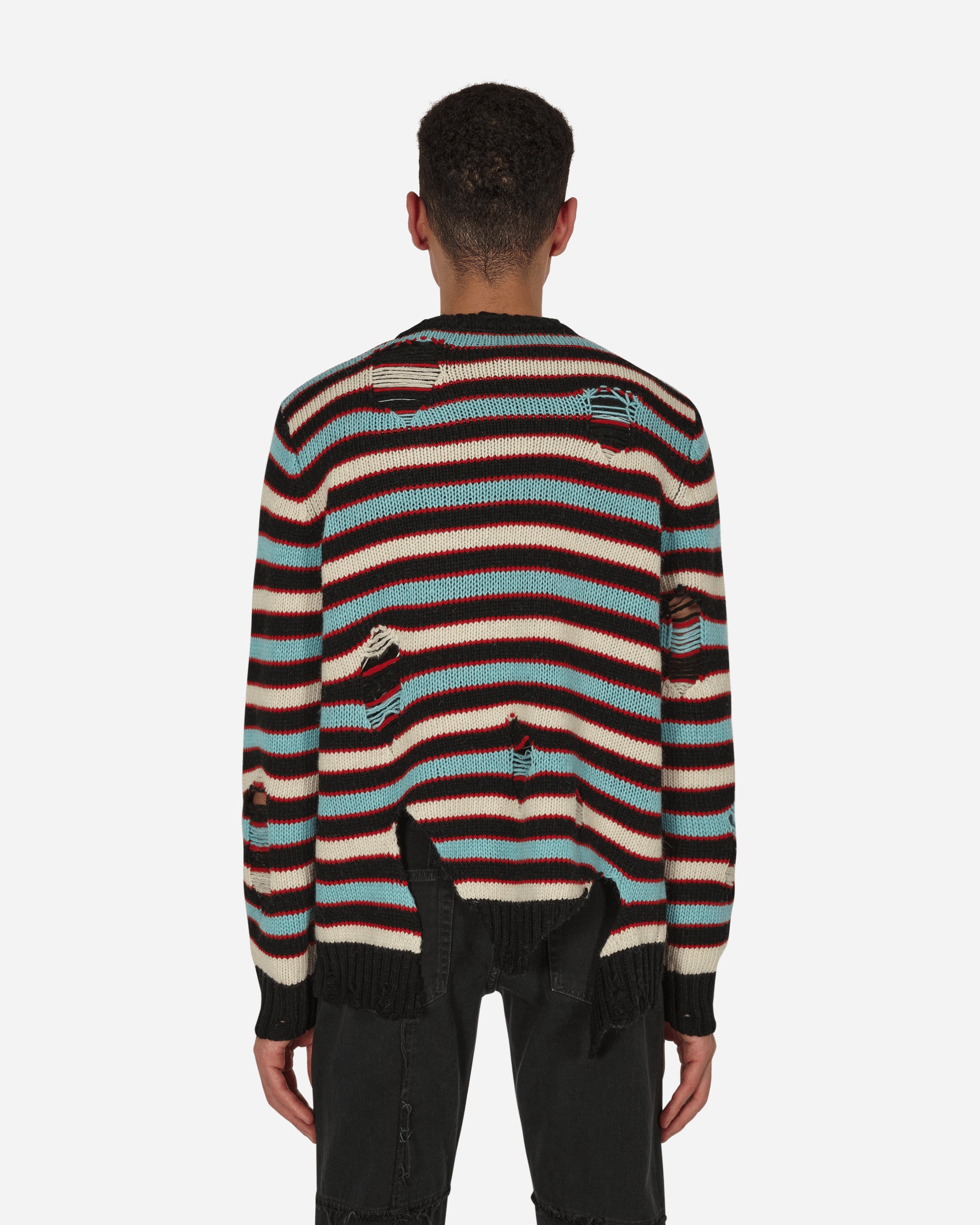 Charles Jeffrey Loverboy Mega Shred Stripe Jumper Multicoloured Knitwears Sweaters CJLAW22MSSJ MULCOL