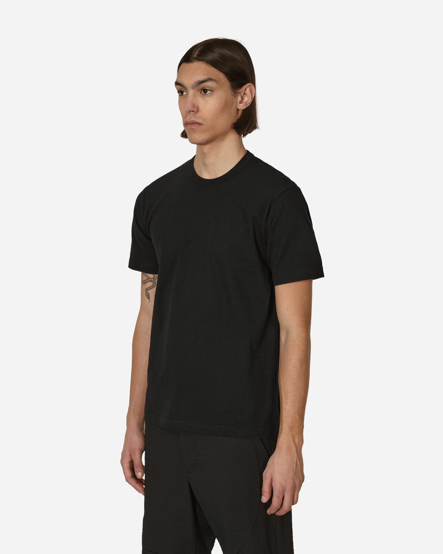 Comme Des Garçons Black T-Shirt Black/White T-Shirts Shortsleeve 1K-T108-S23 1