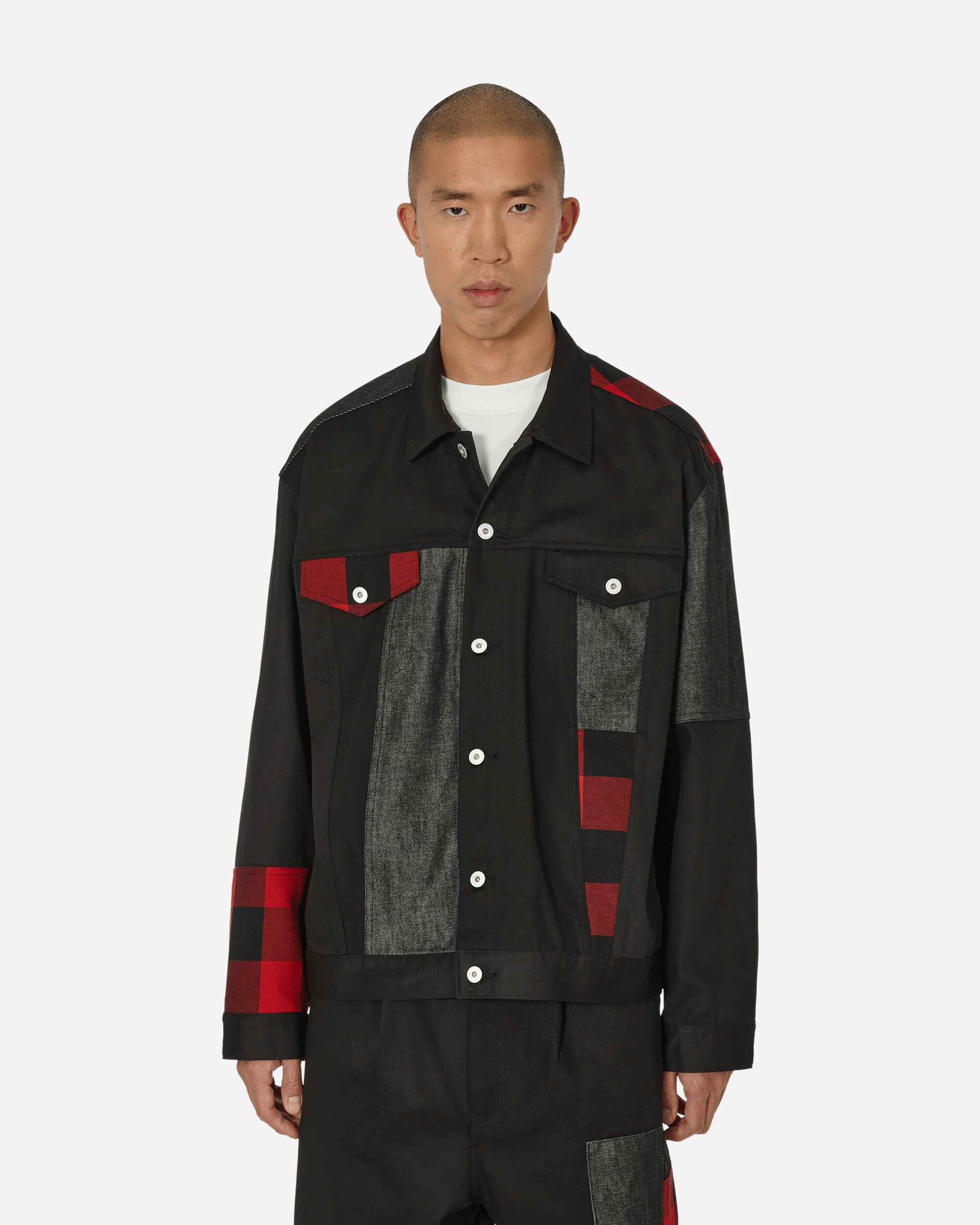 Comme Des Garçons Homme Men'S Jacket Black/Red Coats and Jackets Jackets HL-J020-W23 1