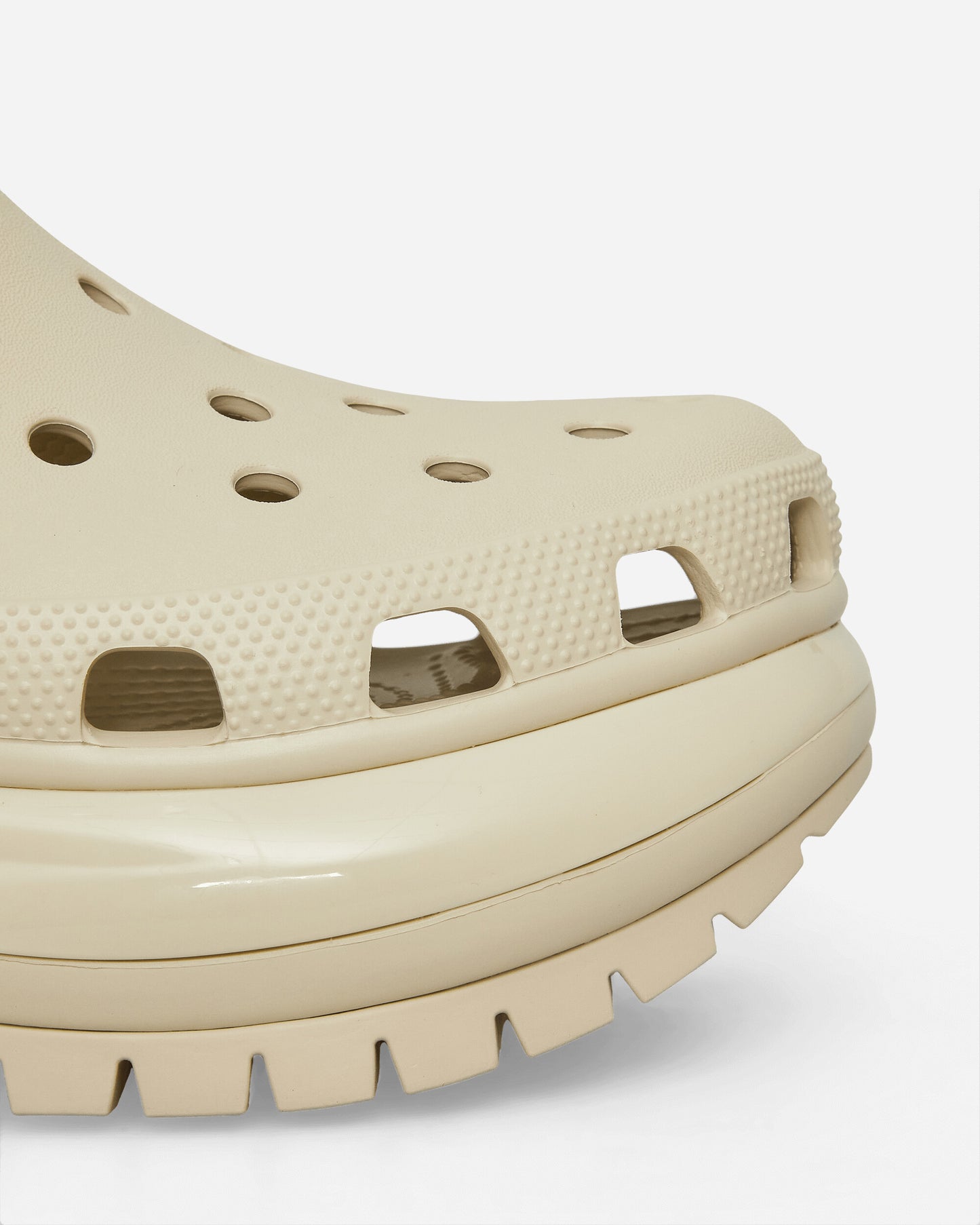 Crocs Classic Mega Crush Clog Bone Sandals and Slides Sandals and Mules CR207988W BONE