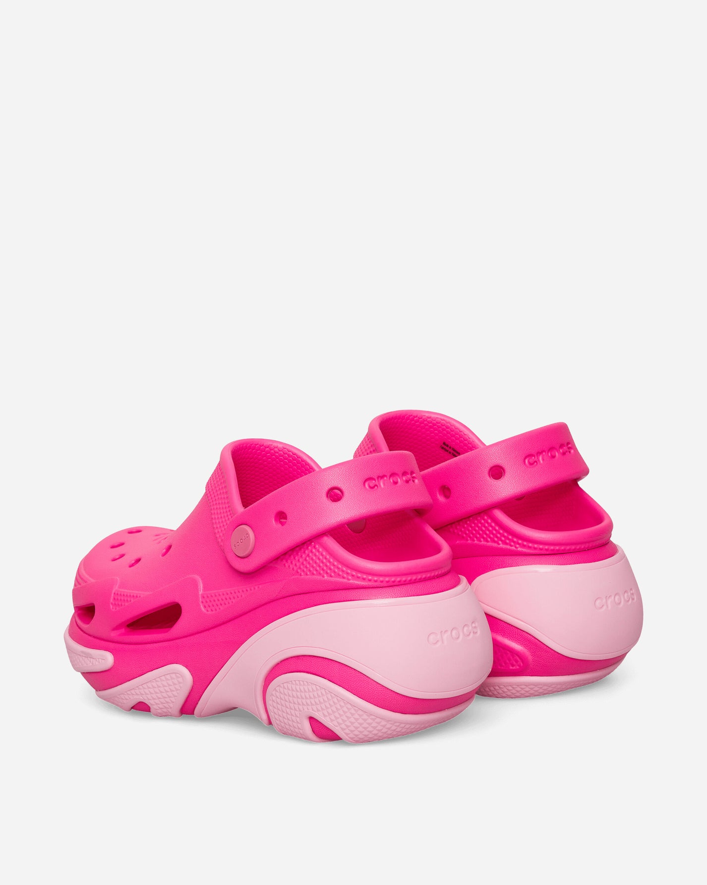 Crocs Wmns Bubble Crush Clog Pink Crush Sandals and Slides Sandals and Mules CR.210061 PKCR