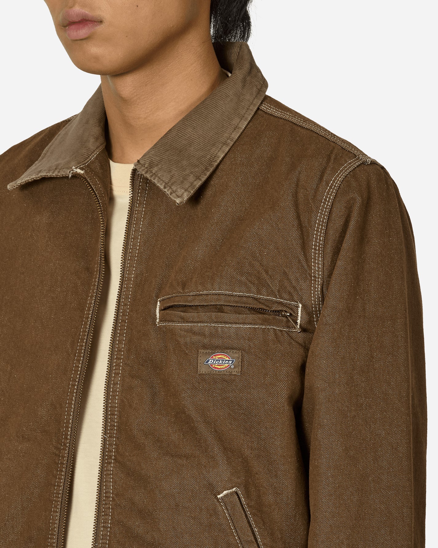 Dickies Stevensville Painter Jacket Mushroom Coats and Jackets Jackets DK0A863X MUSHROOM