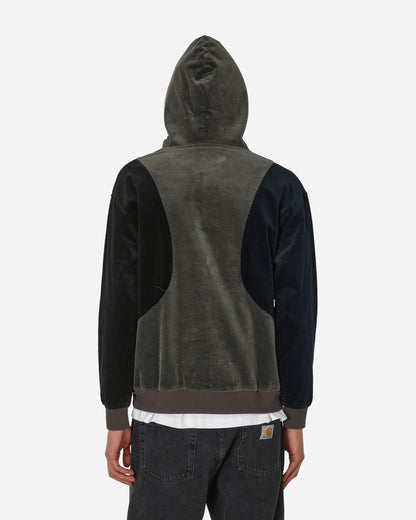 Dime Wave Corduroy Hoodie Charcoal Sweatshirts Hoodies DIMEHO239 CHA