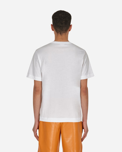 Dries Van Noten Hertz 4600 White  T-Shirts Shortsleeve 021185-4600 001