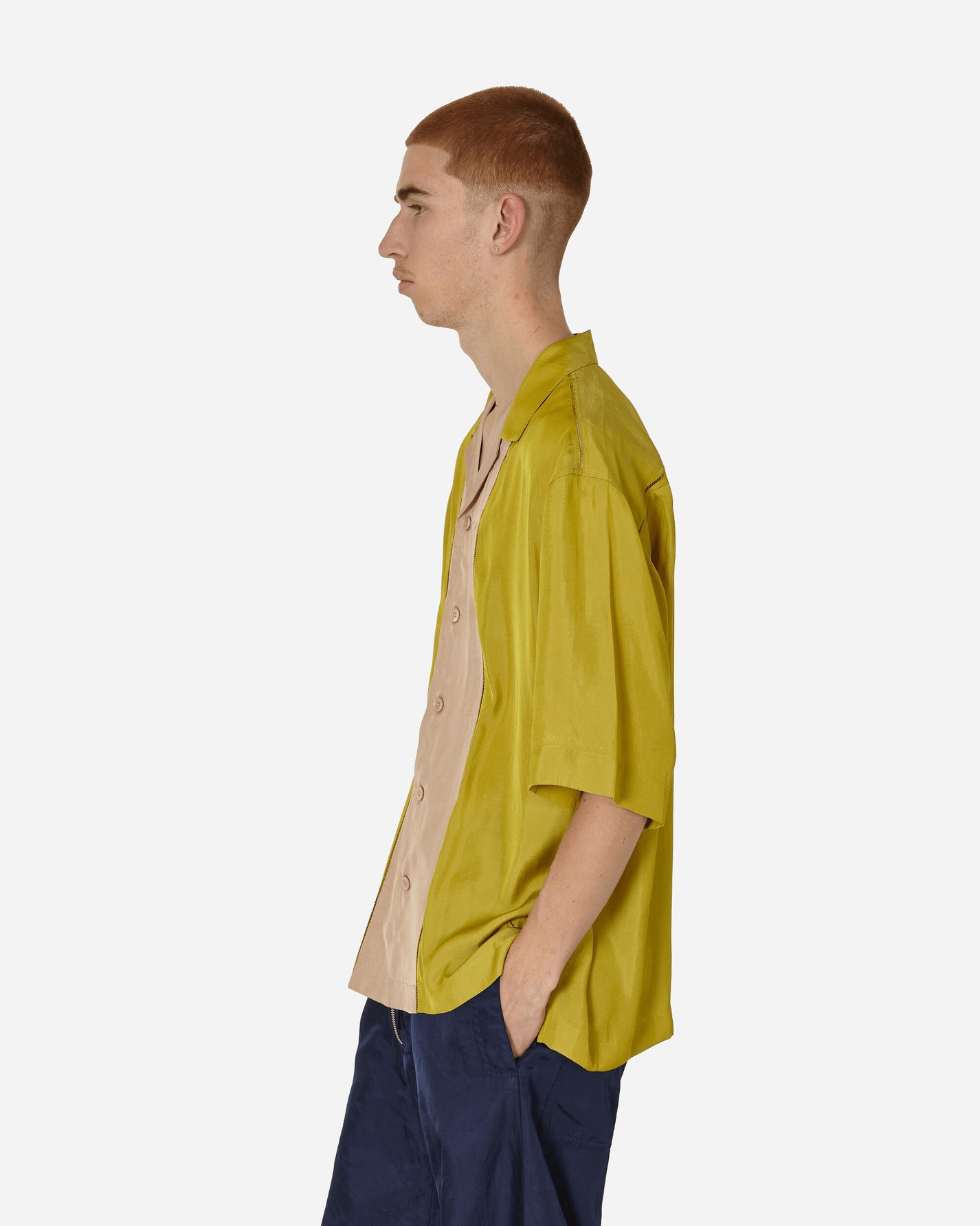 Dries Van Noten Curbank Shirt Mustard Shirts Shortsleeve Shirt 241-020720-8355 203