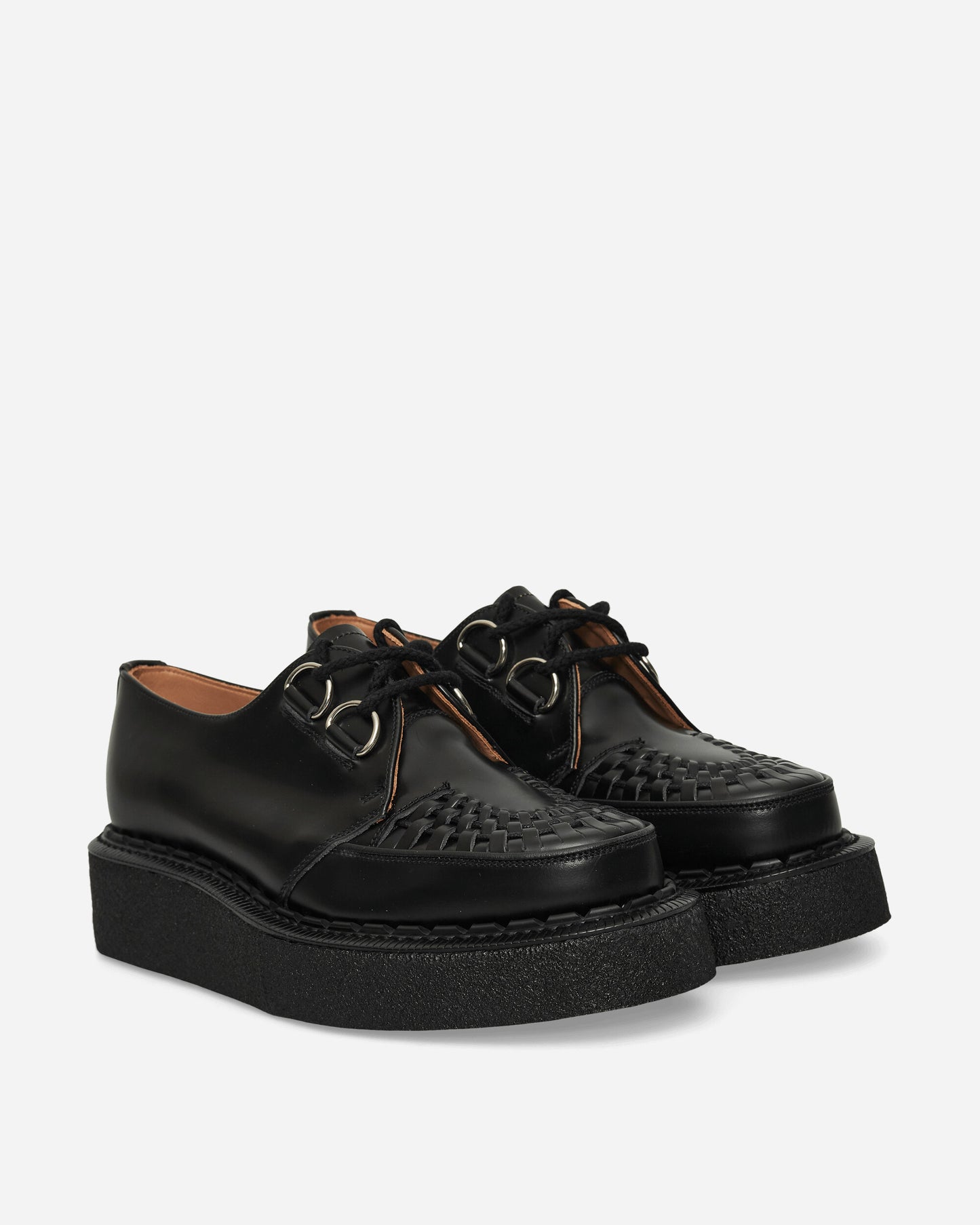 George Cox Skipton Black Classic Shoes Laced Up 3588-VI-040 BLACK