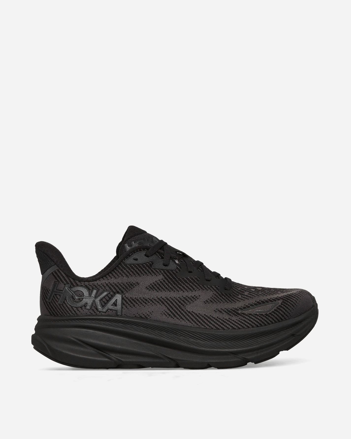 Hoka One One M Clifton 9 Black Sneakers Low 1127895-BBLC