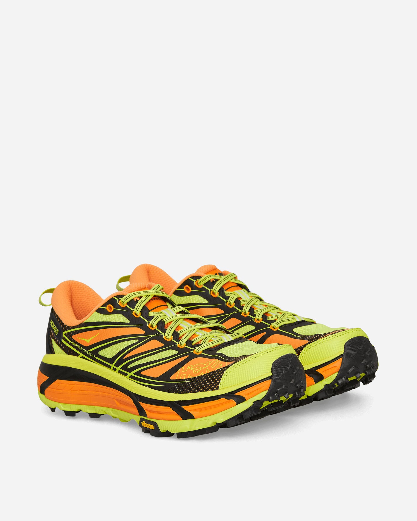 Hoka One One U Mafate Speed 2 Electric Tangerine/Hoka Citrus Sneakers Low 1147952-ERN