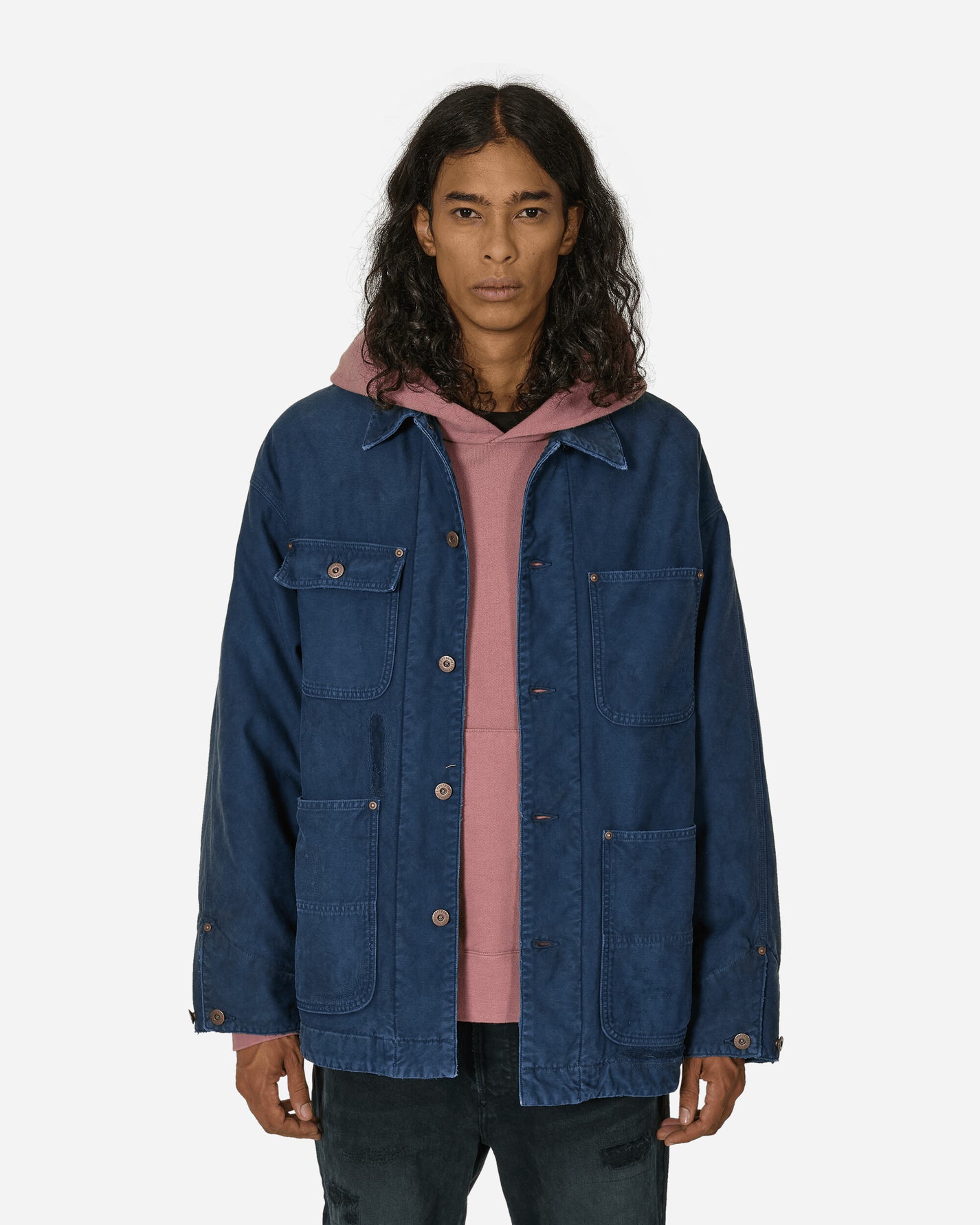 Indigo Camping Trailer Macray Coverall Crash Navy Coats and Jackets Jackets 224905013010 NAVY