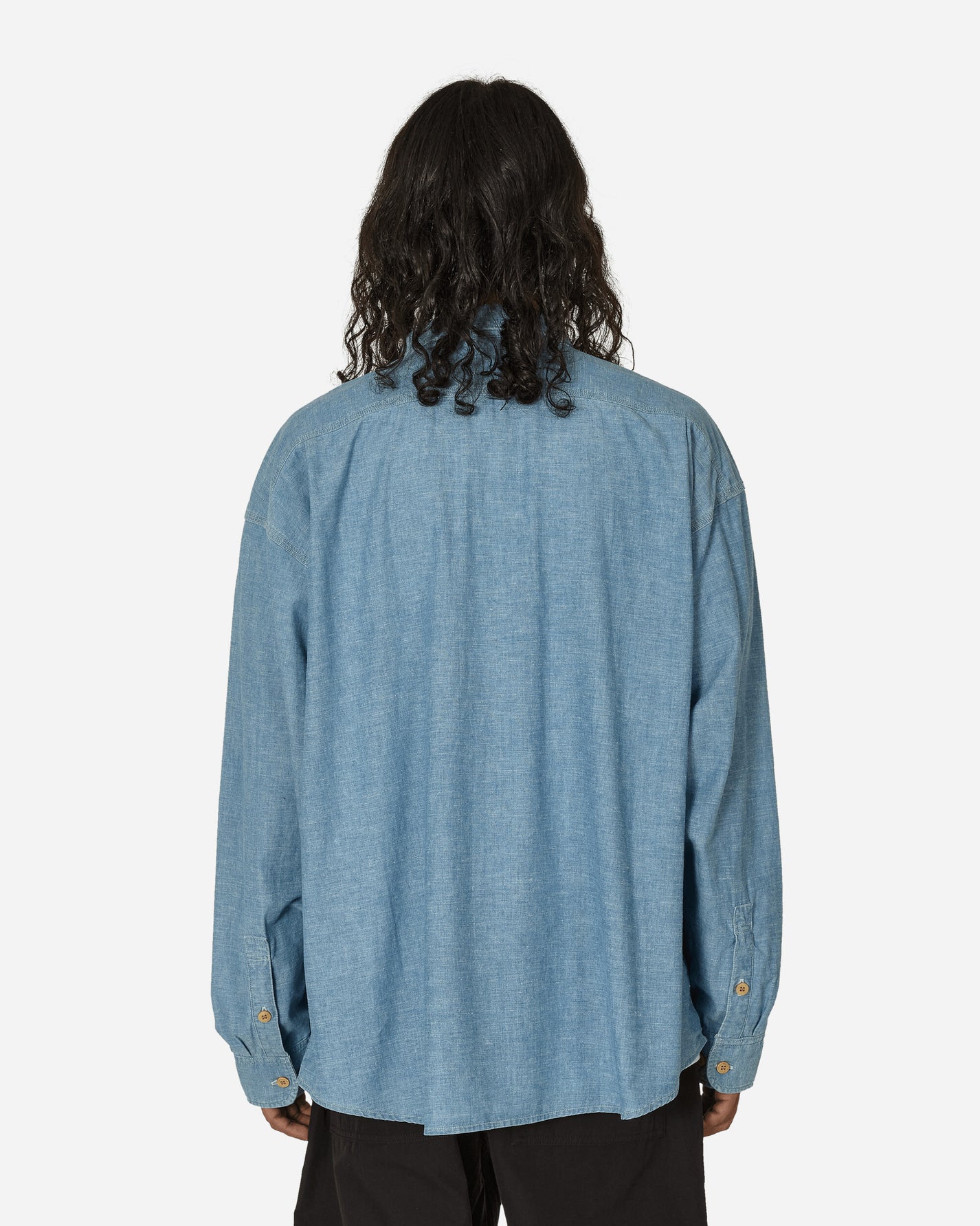 Indigo Camping Trailer Langer Chambray L/S Lt Ind T-Shirts Longsleeve 224905011011 LTIND