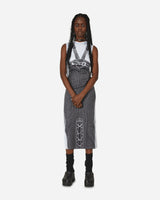 Jean Paul Gaultier Wmns Jersey Sleeveless Long Dress Printed Madonna Trompe L'Oeil White/Black Dresses Dress Mid F-RO174-J547 0100