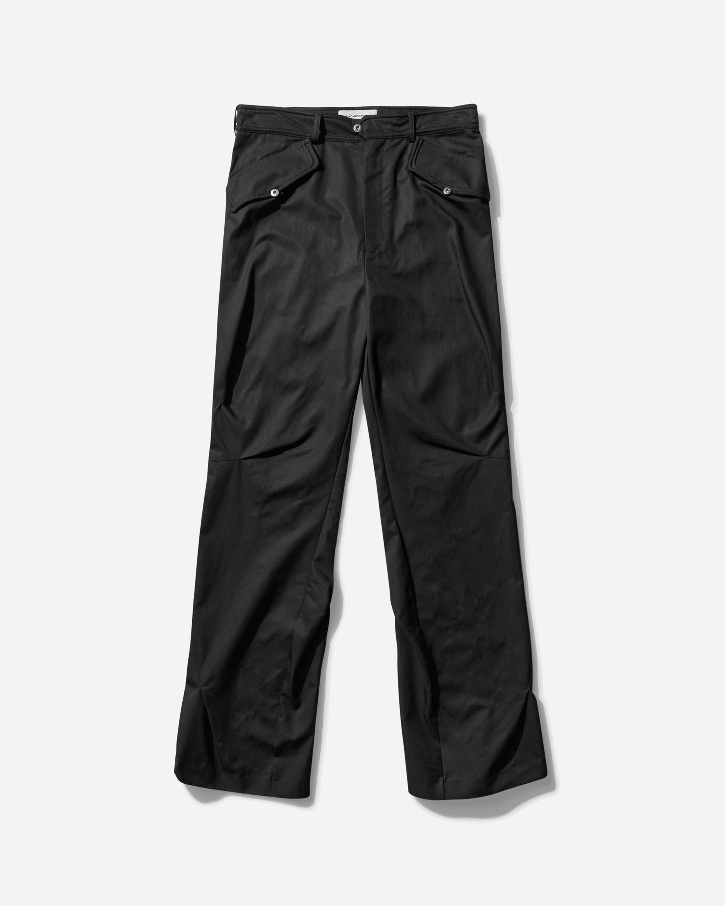 Kiko Kostadinov Alec K-Dart Trouser Black Sable Pants Trousers KKSS25T05 18