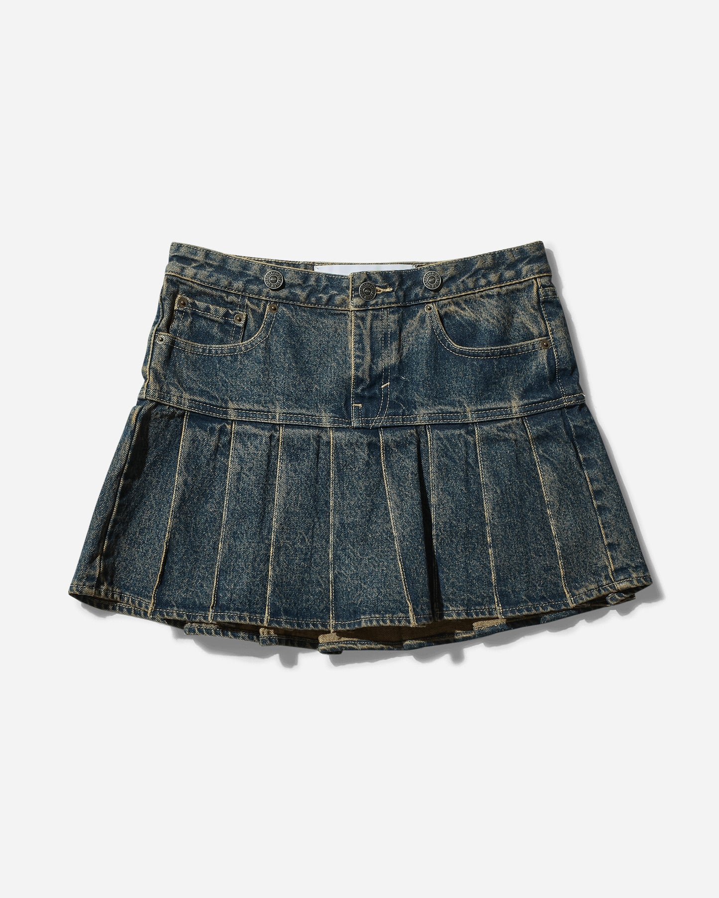 Levi's Wmns X Adsb Skirt Pleated Skort Skirts Denim Skirts 00EB-0000 100