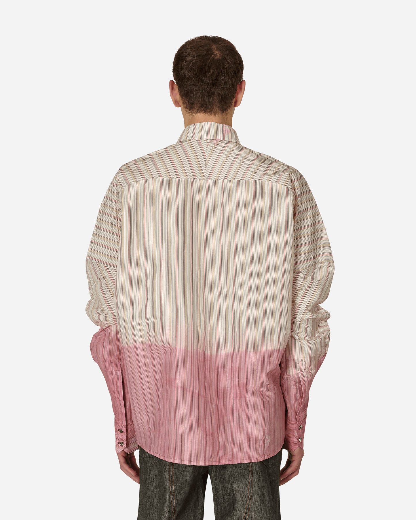 Lueder Andrea Shirt Dip-Dyed Hem White/Multi Shirts Longsleeve Shirt SS23LSHS16COPL23 1