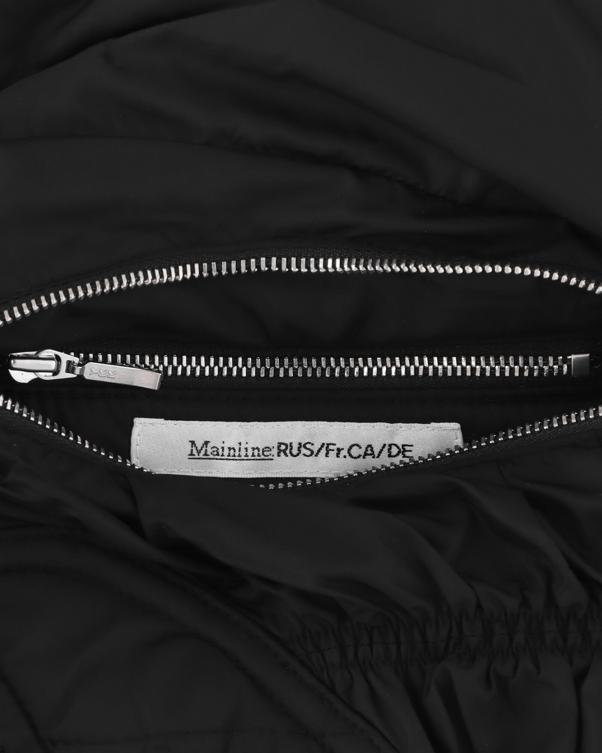 Mainline:RUS/Fr.CA/DE Wmns Nylon Bag With Bronze Smudges Black Bags and Backpacks Shoulder Bags AW24PILLO PILLOWBL