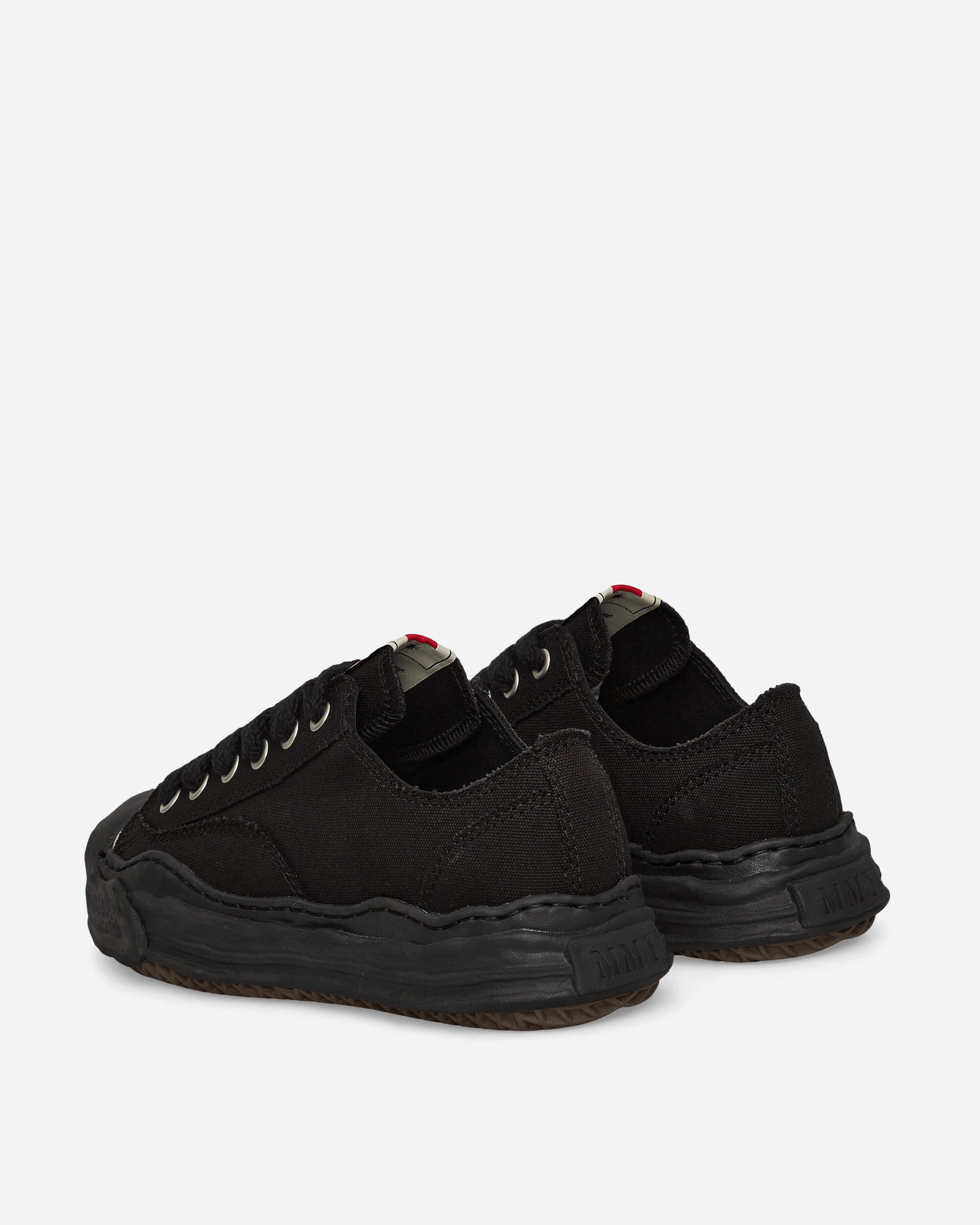 Maison MIHARA YASUHIRO Hank / Original Sole Canvas Low-Top Blk/Blk Sneakers Low A05FW702 BLKBLK