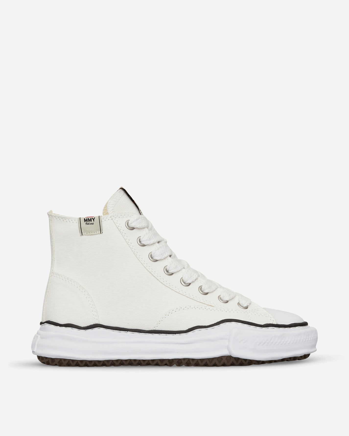 Maison MIHARA YASUHIRO Peterson High/Original Sole Canvas High-Top Sneaker White Sneakers Low A01FW701 WHITE