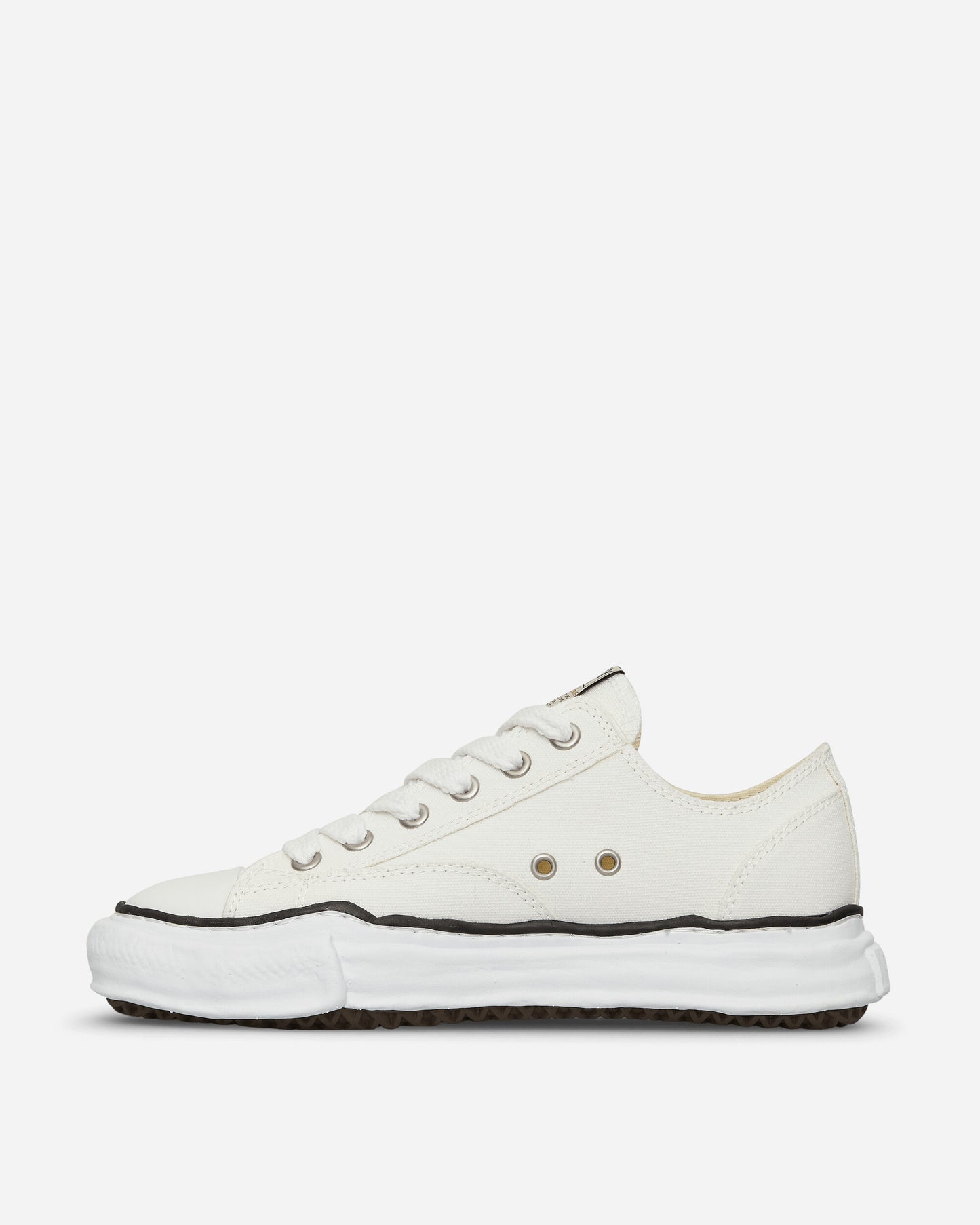 Maison MIHARA YASUHIRO Peterson / Original Sole Canvas Low-Top Sneaker White Sneakers Low A01FW702 WHITE