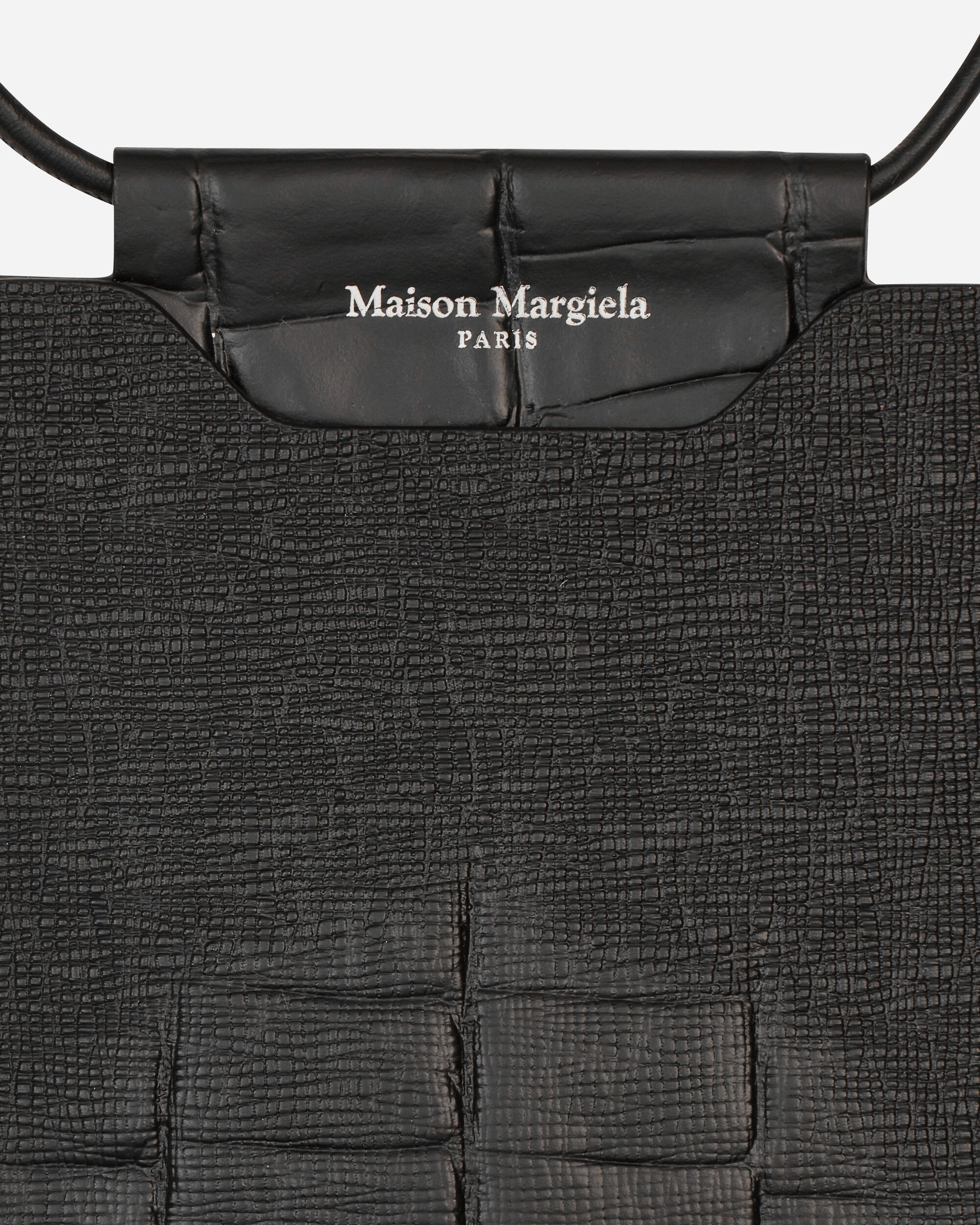 Maison Margiela Phone Neck Pouch Black Bags and Backpacks Pouches SA2VZ0001 T8013