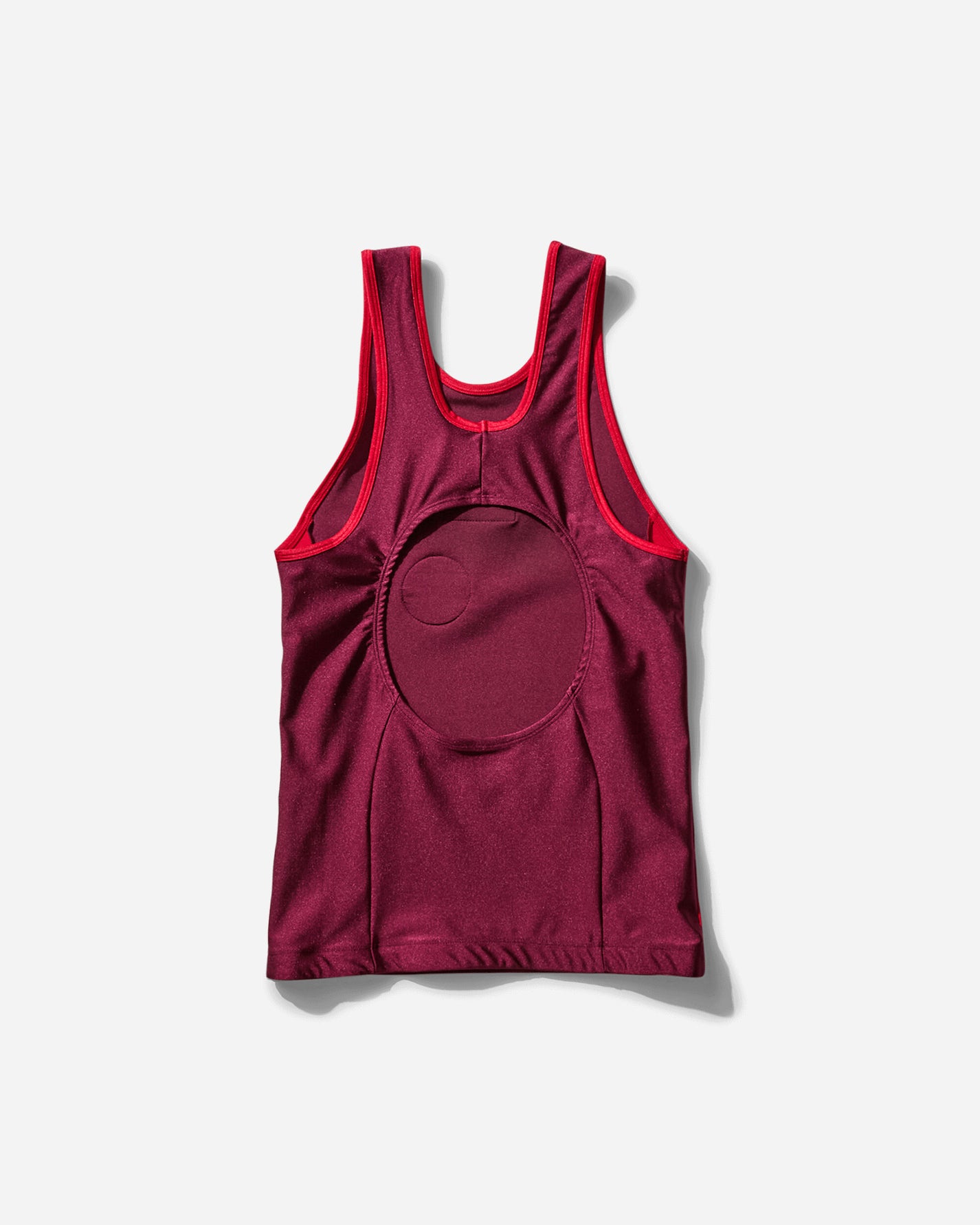 Martine Rose Wmns Women'S Swim Vest Red Burgundy T-Shirts Shortsleeve 661JT06102