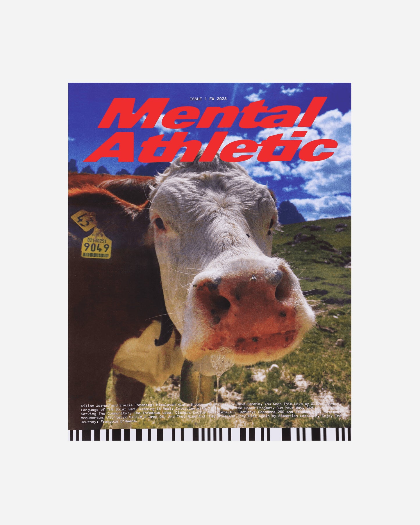 Mental Athletic Mental Athletic Issue N1 Cover 4 W/ Cows Multi Books and Magazines Magazines COVER4 001