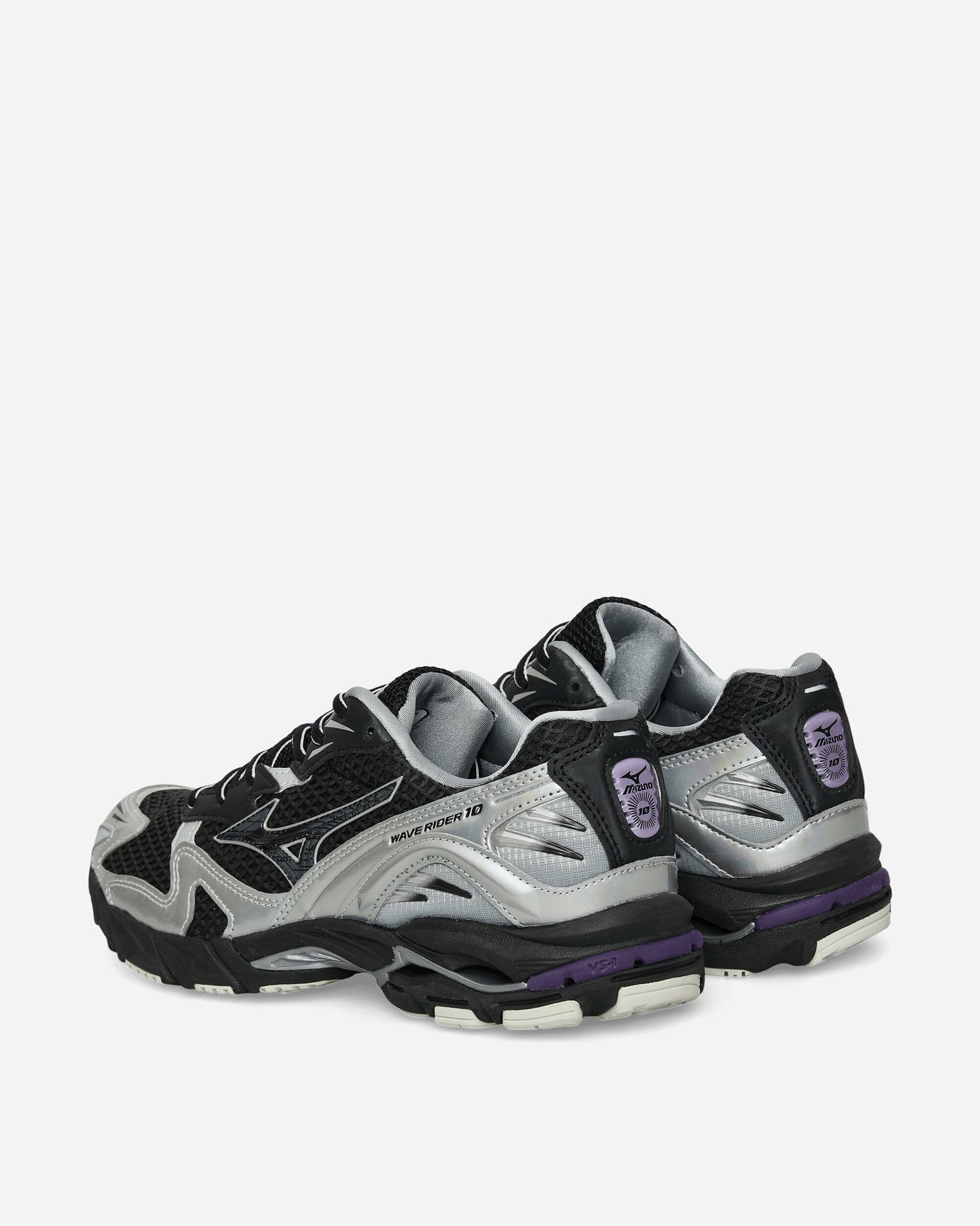 Mizuno Wave Rider 10 Millenium Black/Black Sand/Purple Sneakers Low D1GA2506-01