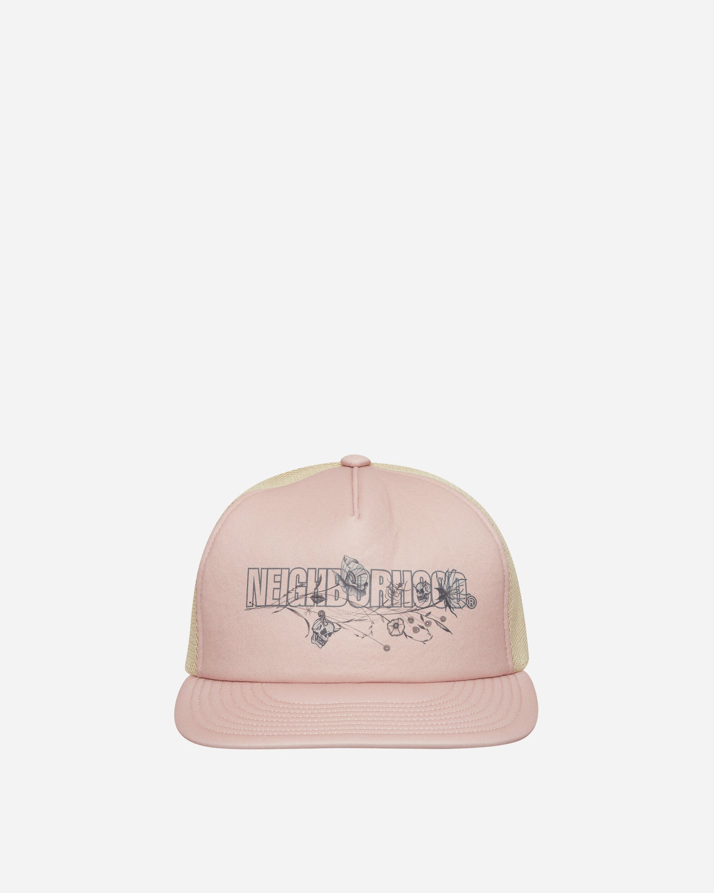 Neighborhood Nh × Dr Woo . Mesh Cap Pink Hats Caps 241HCDWN-HT01S 2