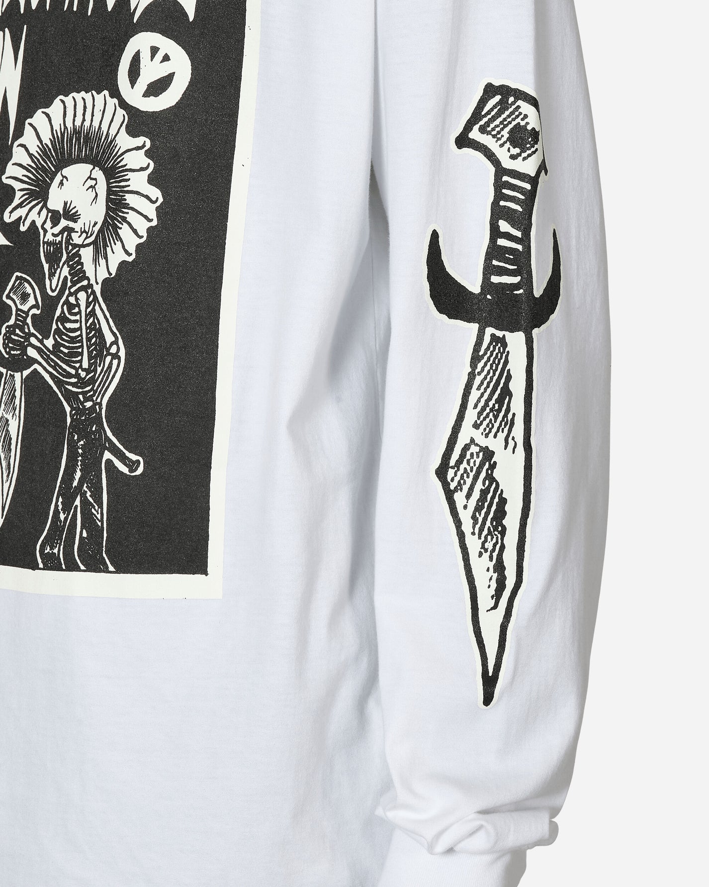 Neighborhood Nh x Babylon . Tee Ls-3 White T-Shirts Longsleeve 241PCBLN-LT03S WH