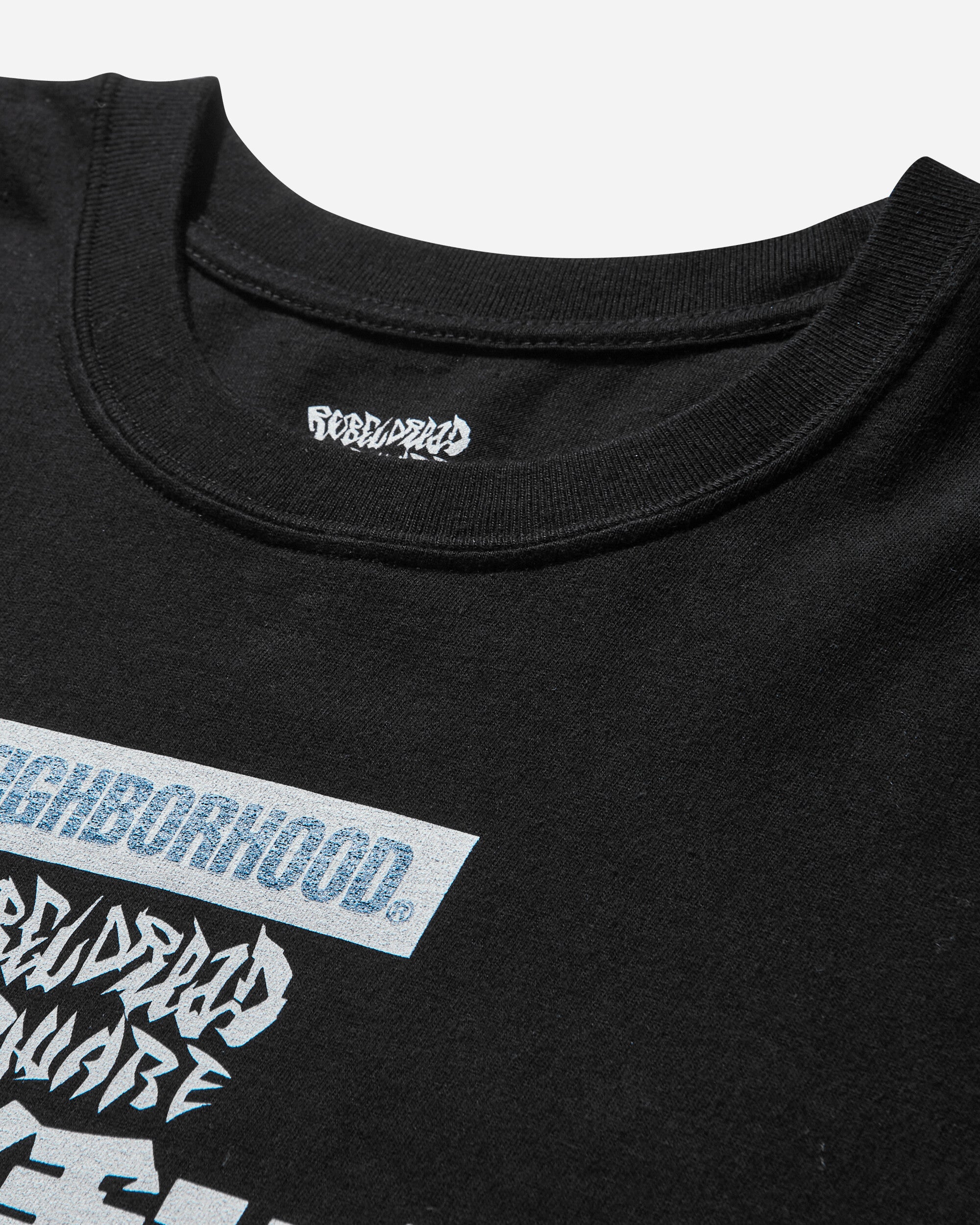 Neighborhood Nh × Rebel Dread Hardware . Tee Ss-3 Black T-Shirts Shortsleeve 242PCDRN-ST03S BLACK