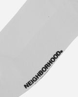 Neighborhood Nbhd Logo Socks White Underwear Socks 242WINH-UWM02 WH