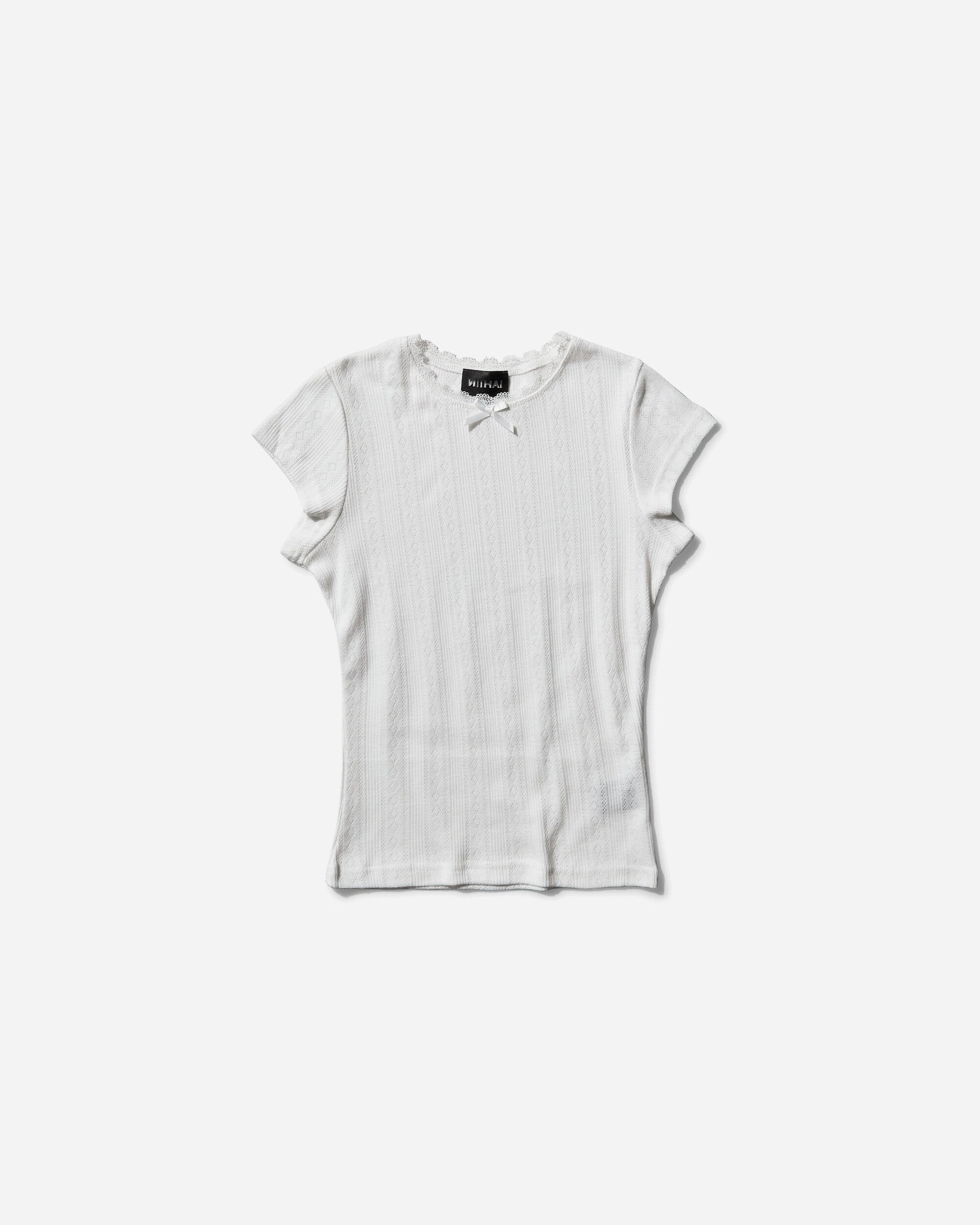 Nii Hai Wmns Daisy Tee White T-Shirts Cropped TPS-DSY WHT