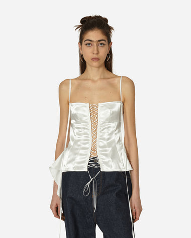 Nii Hai Wmns Diana Corset White T-Shirts Cropped TPS-DC WHT