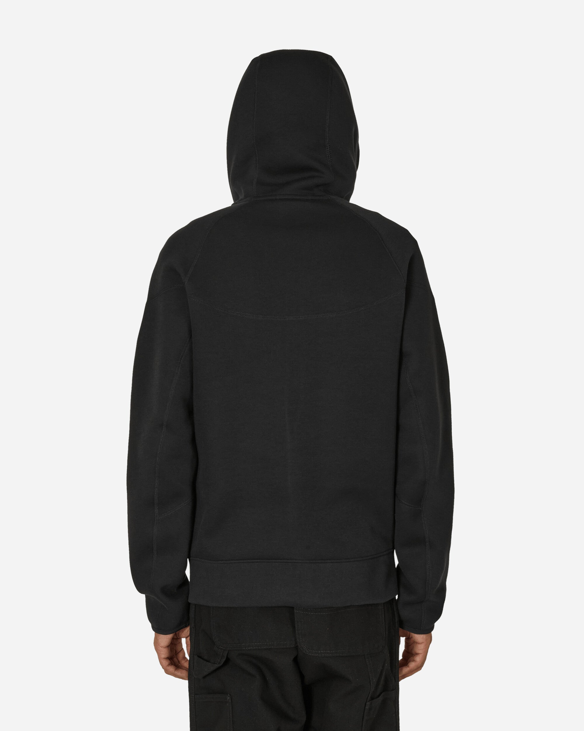 Nike M Nk Tch Flc Fz Wr Hoodie Black/Black Sweatshirts Hoodies FB7921-010