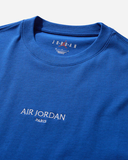 Nike Jordan M J Aj Wm 85 Ss Crew Paris Game Royal/White T-Shirts Shortsleeve HF5490-480