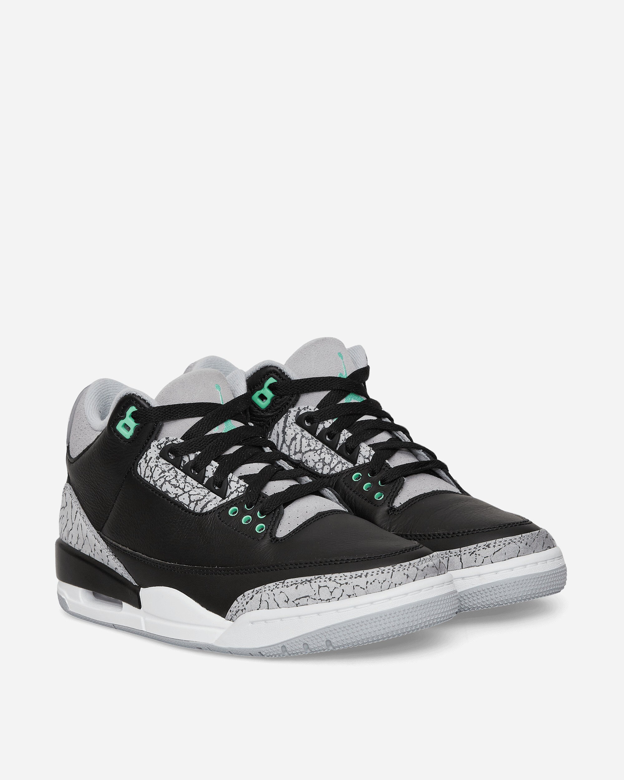 Nike Jordan Air Hordan 3 Retro (Gs) Black/Green Glow/Wolf Grey Sneakers Low DM0967-031