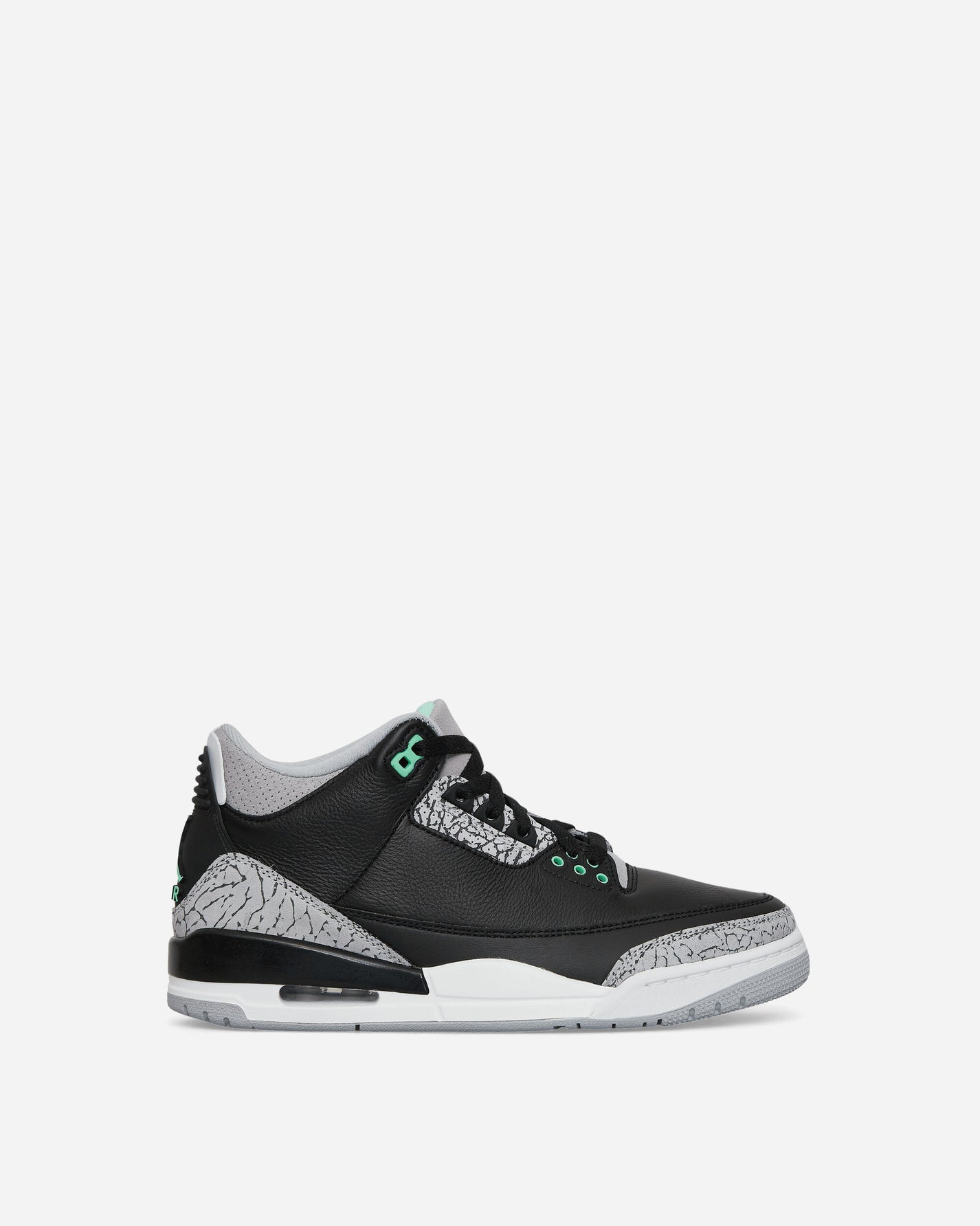 Nike Jordan Air Hordan 3 Retro (Gs) Black/Green Glow/Wolf Grey Sneakers Low DM0967-031